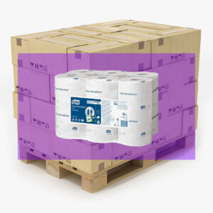 TORK TOALETNI PAPIR ROLA SMART ONE MINI 2SL 12/1 BIJELA - 36 KARTONA