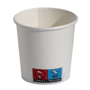 PROFI LINE PAPIRNATE ČAŠE 0,10L (120CC), BIJELE, 50/1
