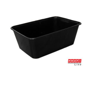 PROFI LINE POSUDA PP ZA HRANU, PRAVOKUTNA, CRNA, JEDNODIJELNA,  750ML, 50/1