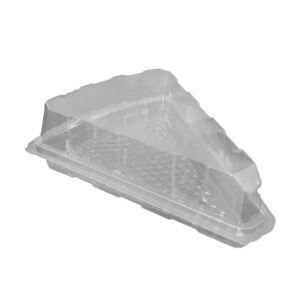 PROFI LINE POSUDICA PET ZA KOMAD TORTE, PROZIRNA S POKLOPCEM, PP 150 NVP, TROKUT, 600/1